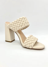 Load image into Gallery viewer, braided strap block heel sandal
