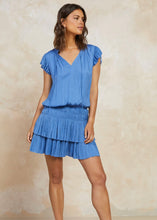 Load image into Gallery viewer, pleat skirt &amp; sleeves mini dress
