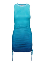 Load image into Gallery viewer, mesh ombre tank cinch dress
