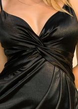 Load image into Gallery viewer, twist bust satin cami dress
