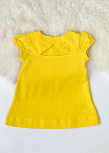 girls short sleeve aline dress - daisy