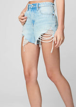 Load image into Gallery viewer, distressed denim shorts s762
