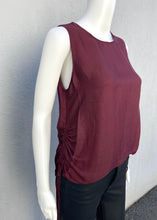 Load image into Gallery viewer, side ruched scoop nk tank
