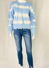 Load image into Gallery viewer, tie dye distressed crew sweater
