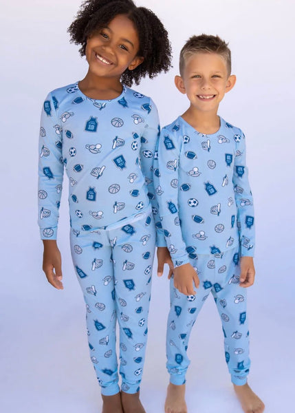 kids sports pj set