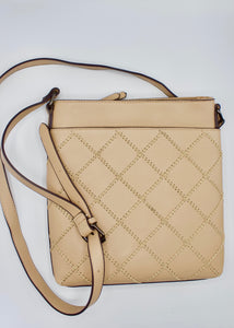 crossbody-cord quilted vleather