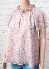 Load image into Gallery viewer, dot lurex short sleeve blouse
