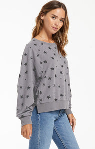 star french terry pullover