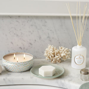 3 wick tin candle - laguna