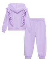 Load image into Gallery viewer, girls ruffle hoodie &amp; jogger set 4-6x
