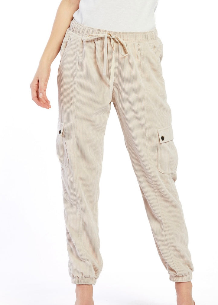 women corduroy jogger