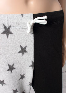 stars & solid combo jogger