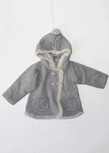 Load image into Gallery viewer, girls lined knit hoodie cardigan
