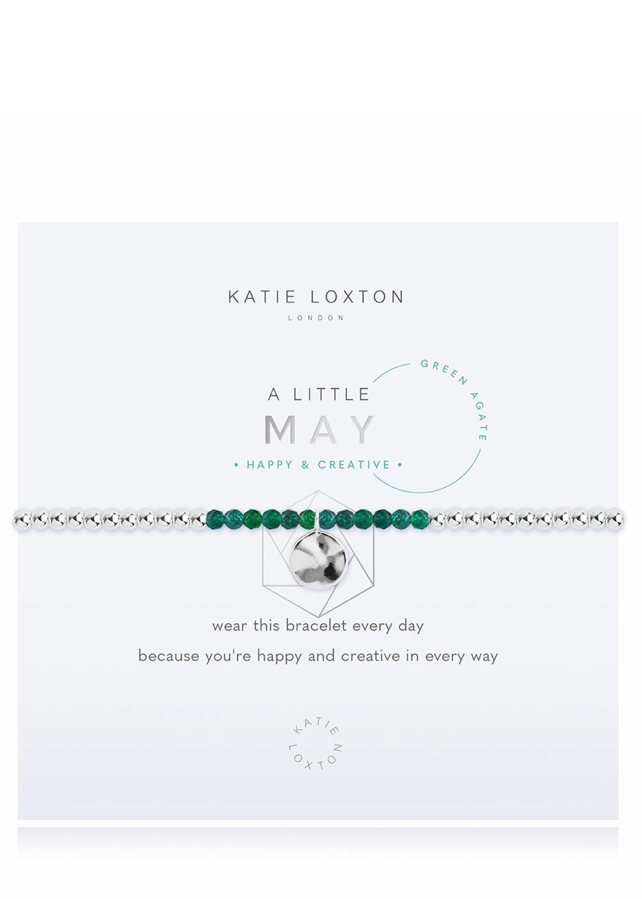 birthstone bracelet - may