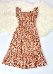 girls floral maxi dress (7-16)