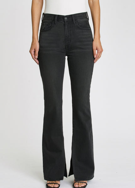 womens hirise slim flare jean