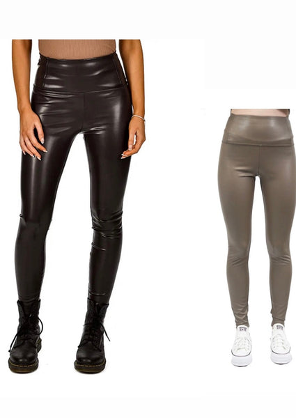 vegan leather legging