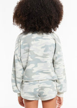 Load image into Gallery viewer, girls camo long sleeve top
