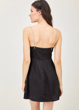 Load image into Gallery viewer, front twist bling strap dress
