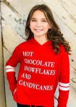 Load image into Gallery viewer, girls hoodie hot chocolate
