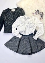 Load image into Gallery viewer, girls tweed circle skirt
