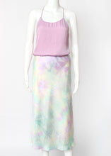 Load image into Gallery viewer, tie dye midi skirt-pastel
