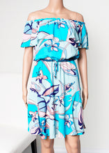 Load image into Gallery viewer, off shoulder print dress
