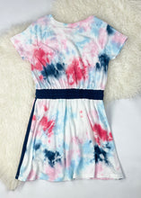 Load image into Gallery viewer, girls tie dye short sleeve dress - tween
