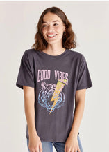 Load image into Gallery viewer, short sleeve good vibes tee
