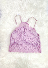 Load image into Gallery viewer, padded racer lace bralette
