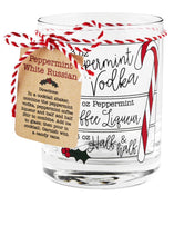 Load image into Gallery viewer, xmas cocktail recipe glass
