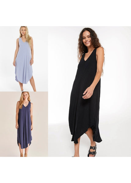 racer midi jersey dress