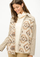 Load image into Gallery viewer, fringe aztec shacket
