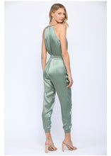 Load image into Gallery viewer, pintuck satin jumpsuit
