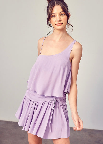 cinch satin crop cami