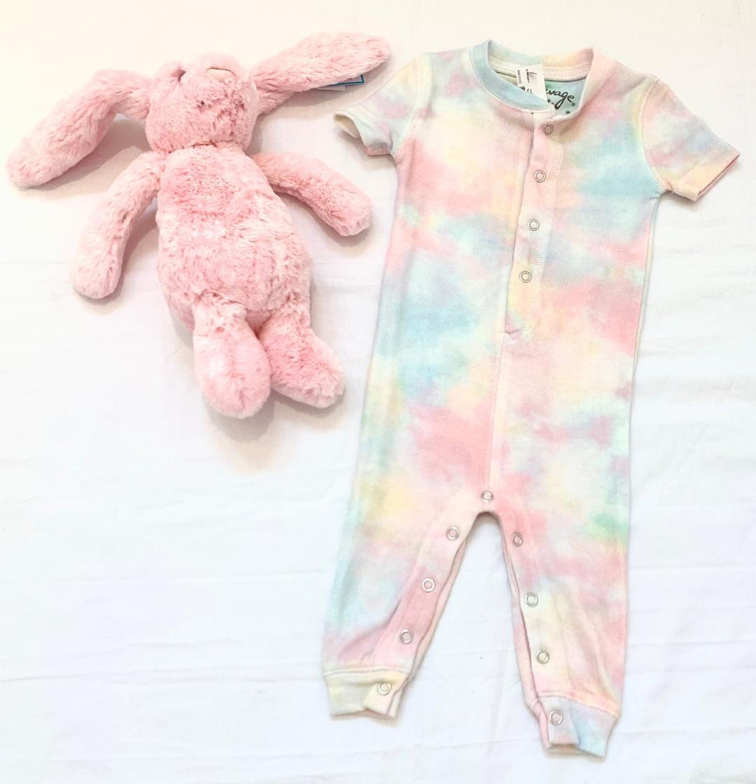 tie dye cozy coverall-baby girl
