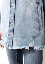 Load image into Gallery viewer, denim shirt jacket
