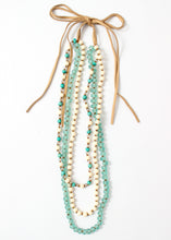 Load image into Gallery viewer, 3 strand long bead necklace

