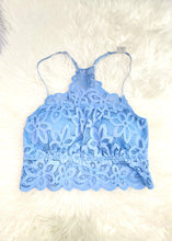Load image into Gallery viewer, padded racer lace bralette
