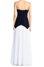 Load image into Gallery viewer, colorblock pleat maxi dress
