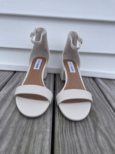 block low heel 2 strap sandal