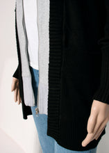 Load image into Gallery viewer, long layered hoodie cardigan
