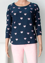 Load image into Gallery viewer, hearts long sleeve cozy top
