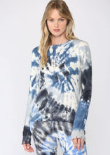 Load image into Gallery viewer, tie dye distressed sweater
