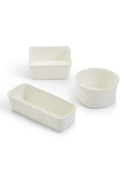 basketweave sm dish