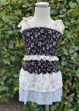 Load image into Gallery viewer, girls floral chiffon tier skirt(7-16)
