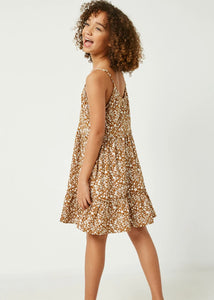 girls floral tiered cami dress