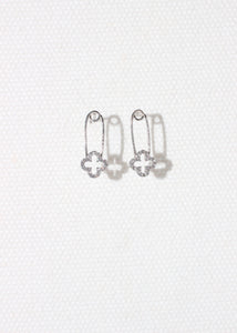 clover pin earring