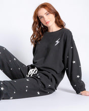 Load image into Gallery viewer, bolt &amp; stars fleece lounge top
