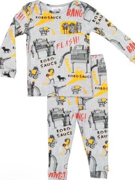 kids pj & book - robosauce